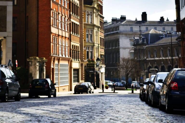 View of a street in the UK