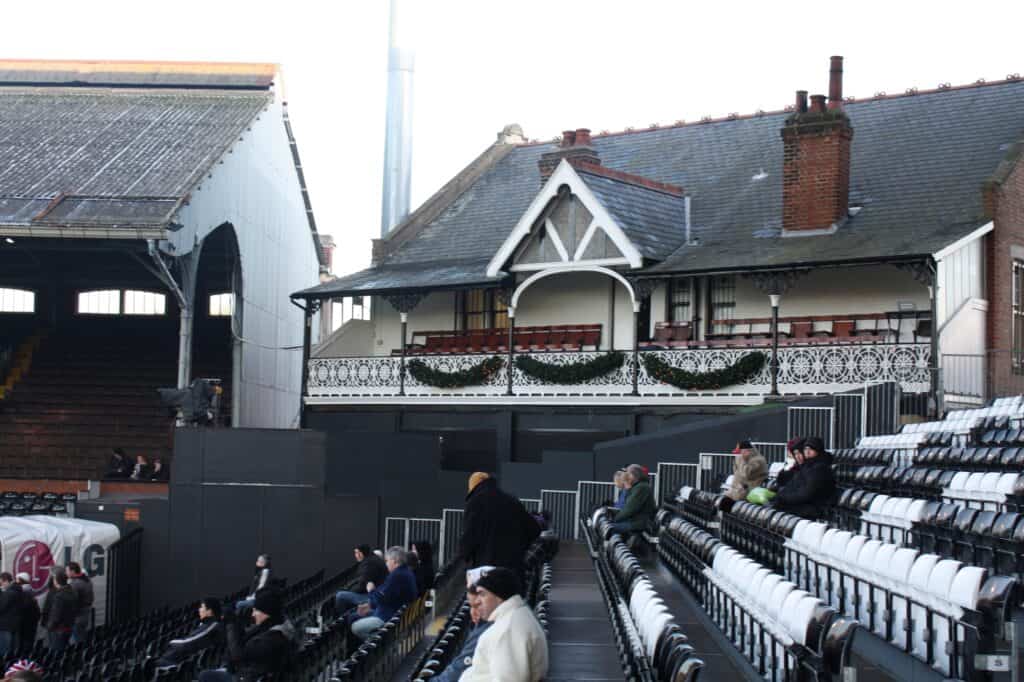 Craven Cottage in Fulham in the concept of moving to Fulham to live